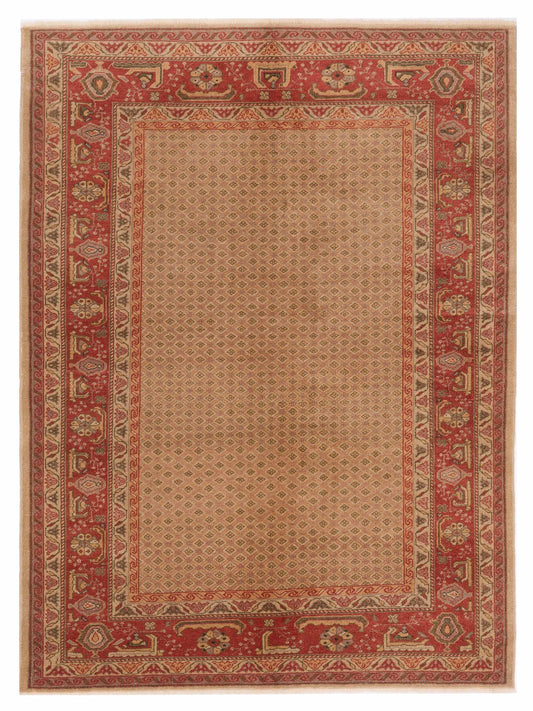Pasha Antique Loom  Beige Rust Traditional