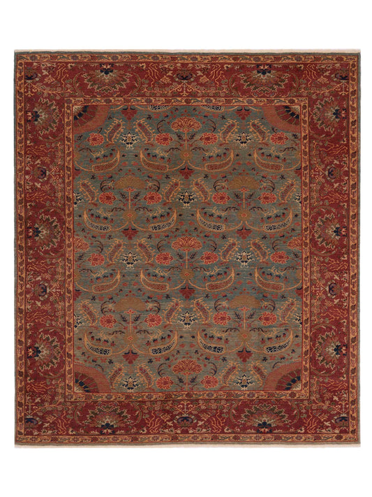 Pasha Antique Loom  Blue Rust Traditional