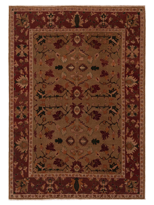 Pasha Turkish Elvan  Brown Red Traditional