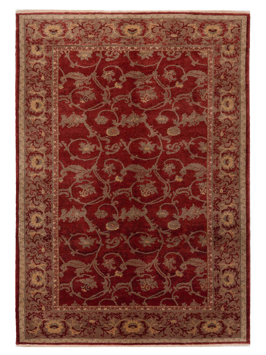 Pasha Antique Loom  Red Brown Traditional