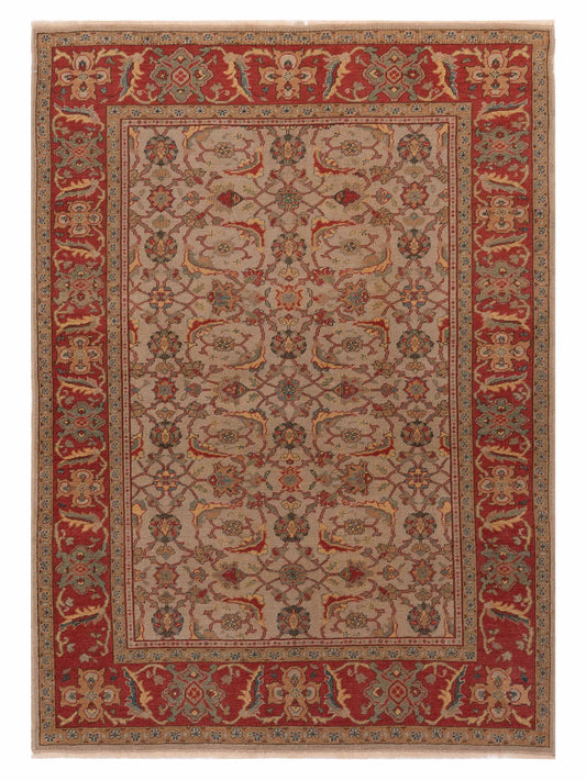 Pasha Antique Loom  Beige Red Traditional
