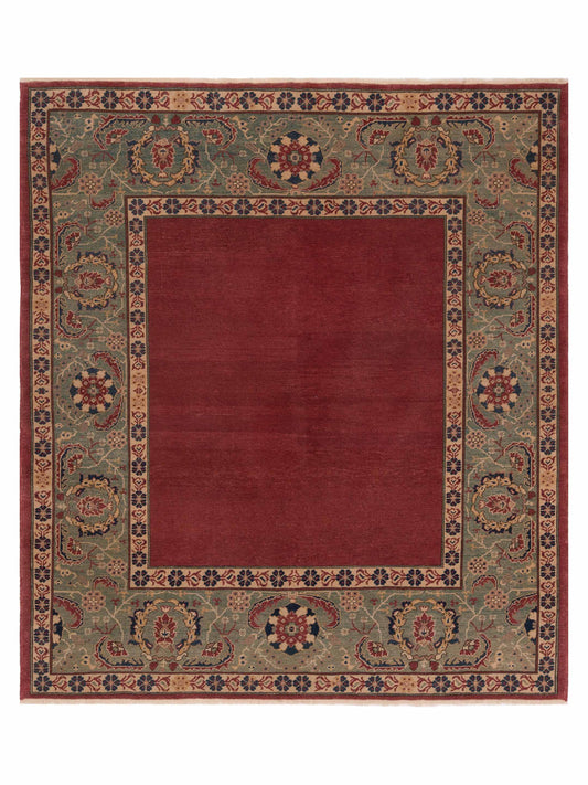 Pasha Antique Loom  Red Green Traditional