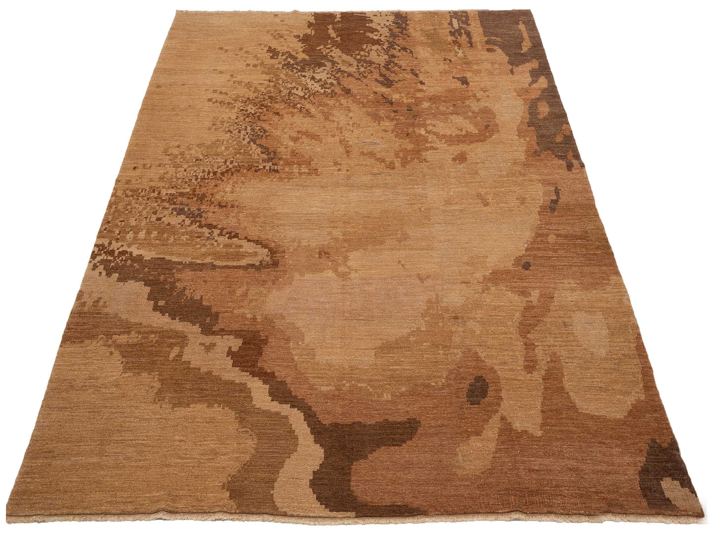 Elowen Camel Gold 8.2x9.11 Hand Knotted Rug