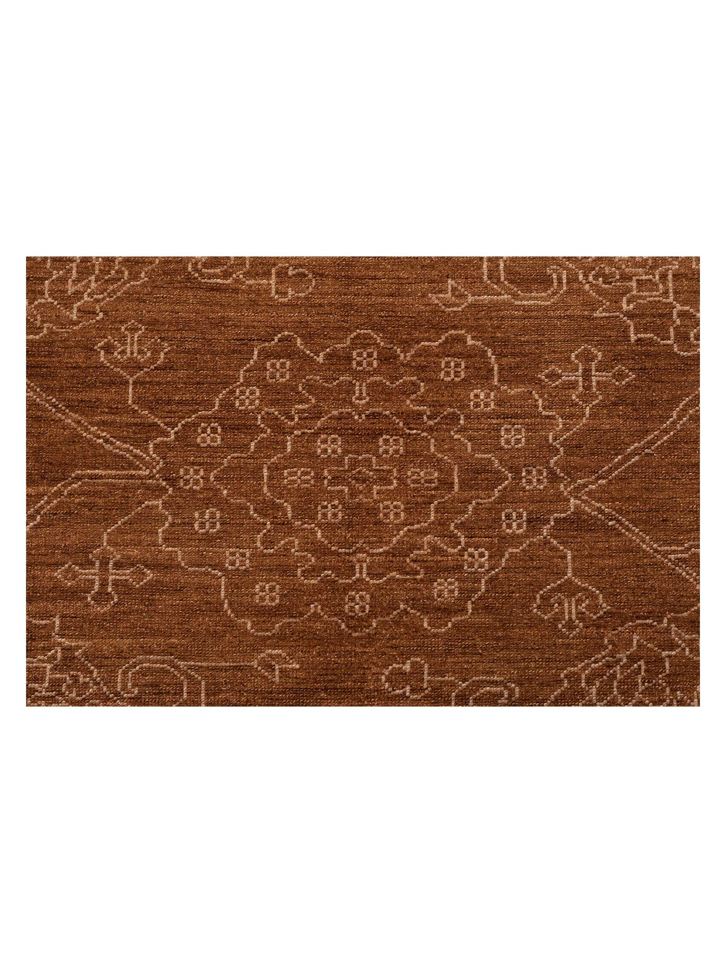 Elowen Brown Silver 9.3x11.11 Hand Knotted Rug