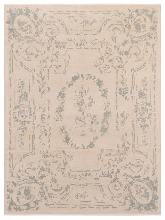 Pasha Defne  Ivory Blue Transitional