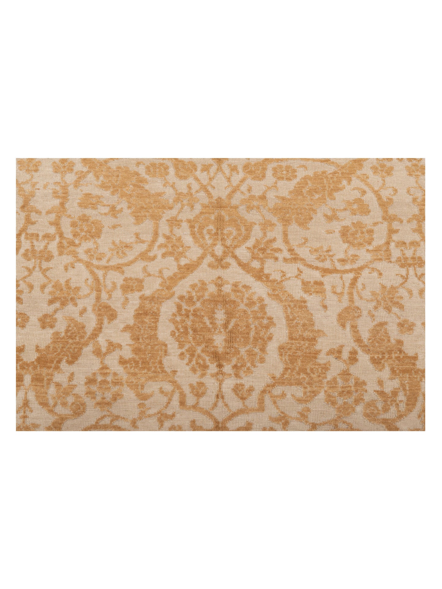 Defnera Ivory Gold 8x10 Hand Knotted Rug