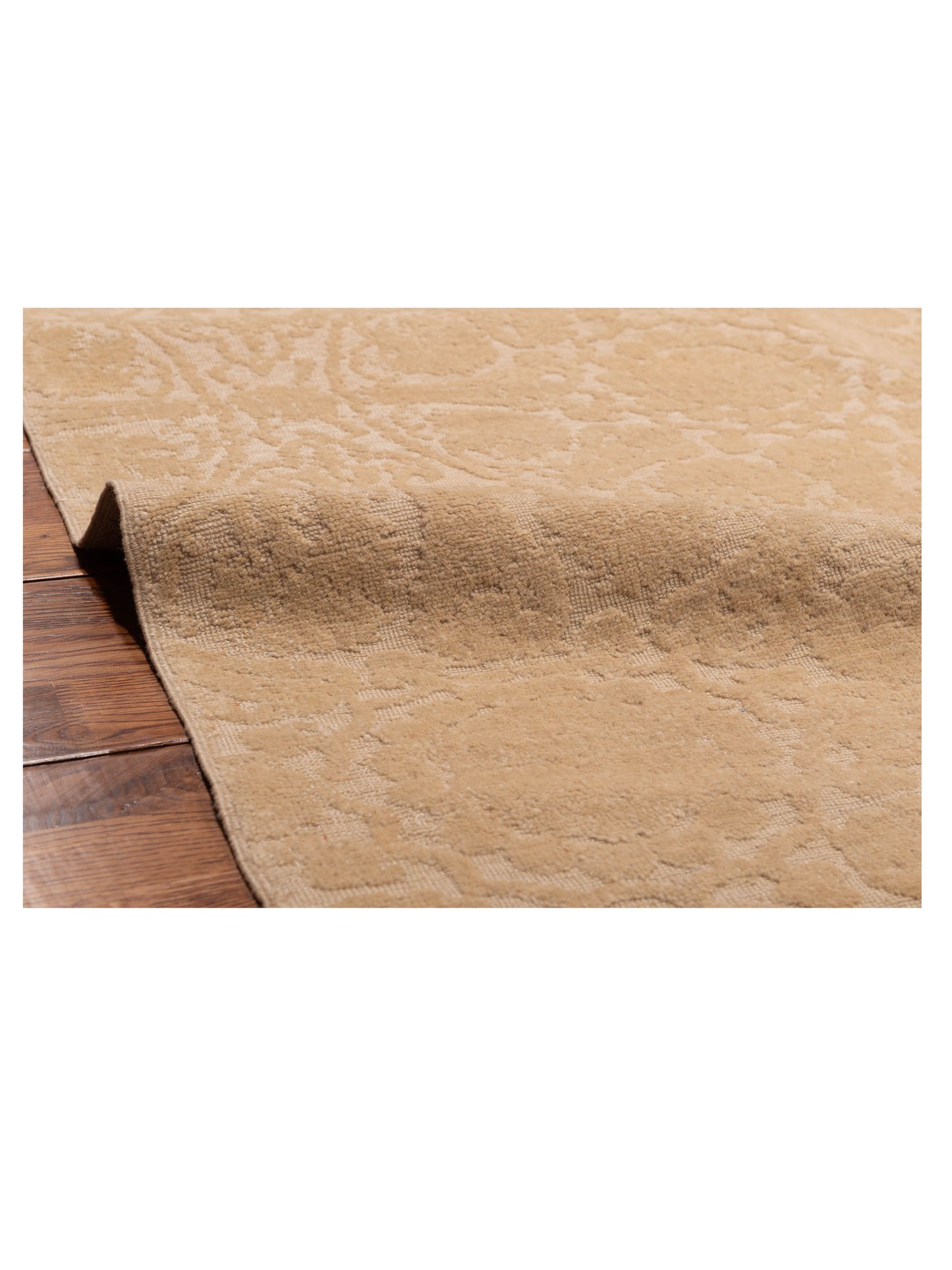 Defnera Ivory Ivory 6.8x9.11 Hand Knotted Rug