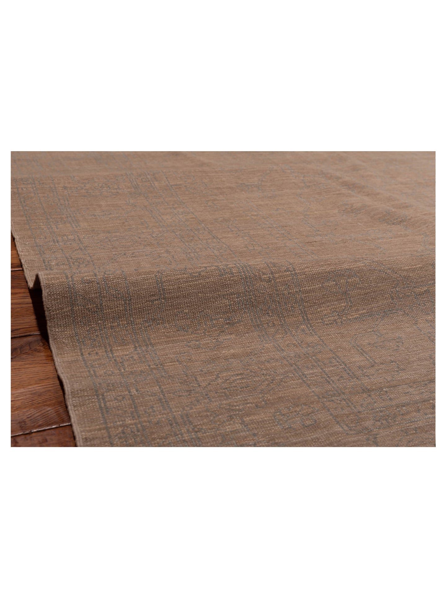 Elowen Silver Ice Blue 6.6x9.8 Hand Knotted Rug