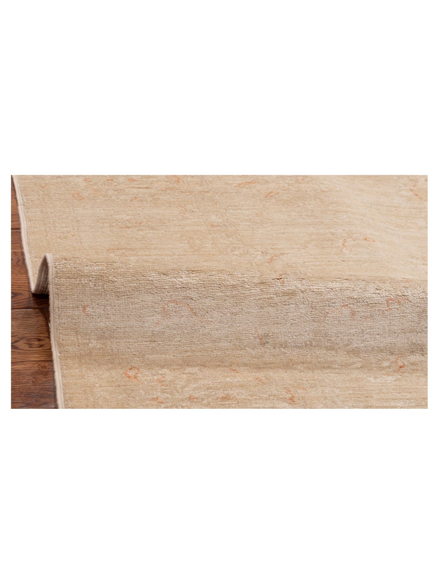 Sabira Beige 5.6x7.5 Hand Knotted Rug