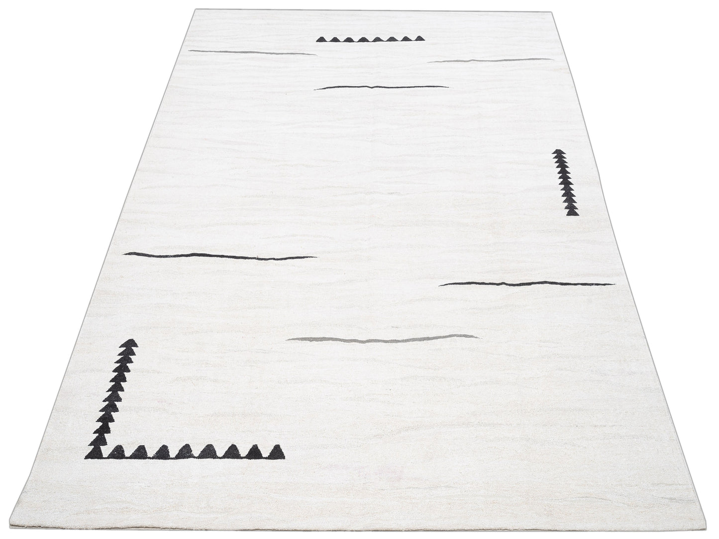 Flaxen Ivory 7.10x9.9 Hand Woven Rug