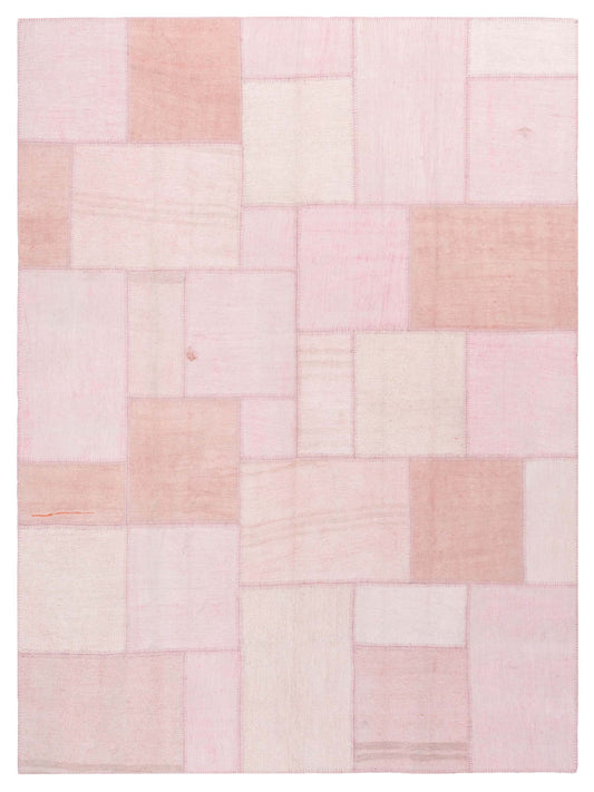 Pasha Turkish Vestige Patchwork  Pink Pink Contemporary