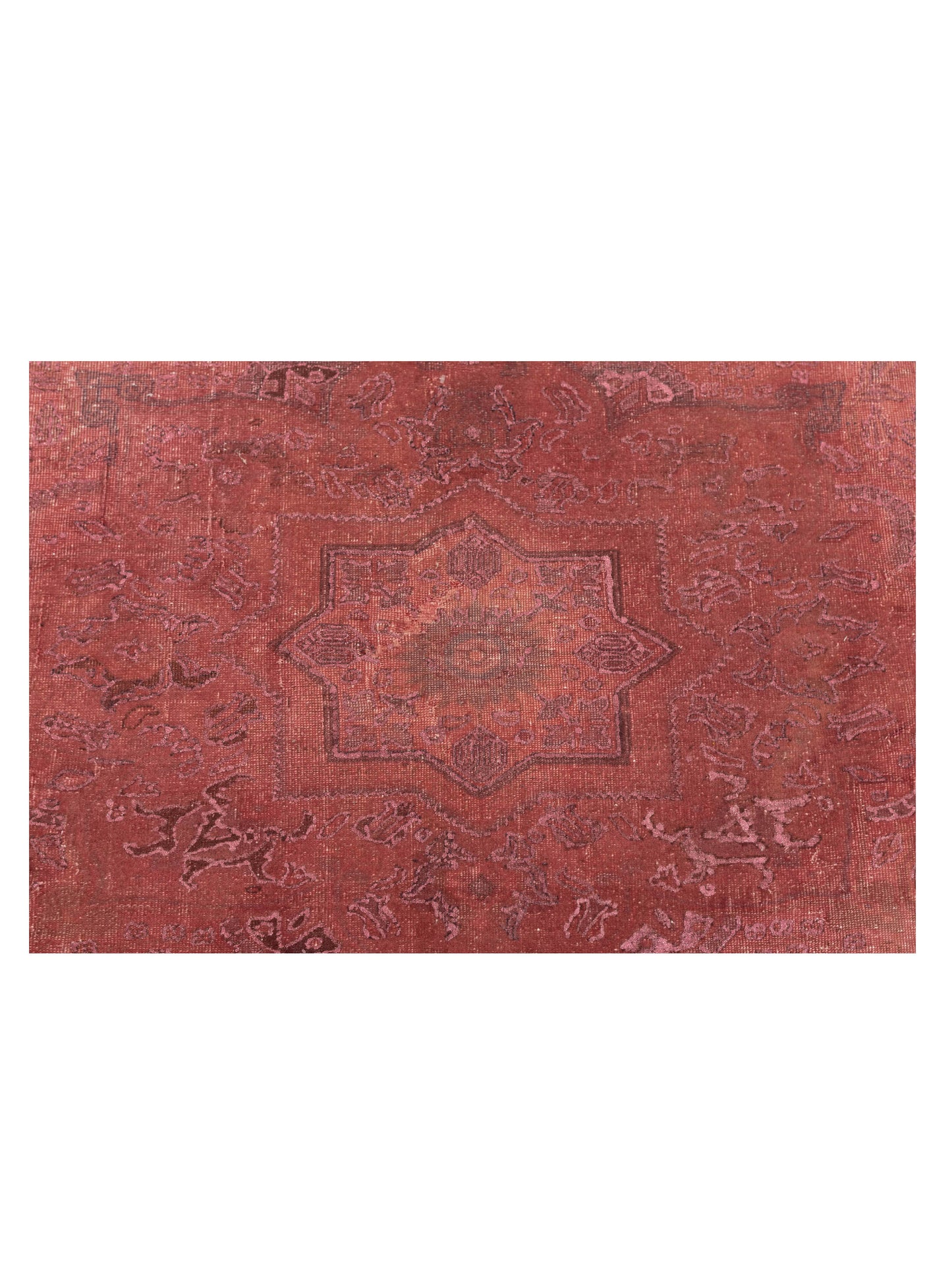 Vintage Pink Pink 6.6x9.4 Hand Knotted Rug