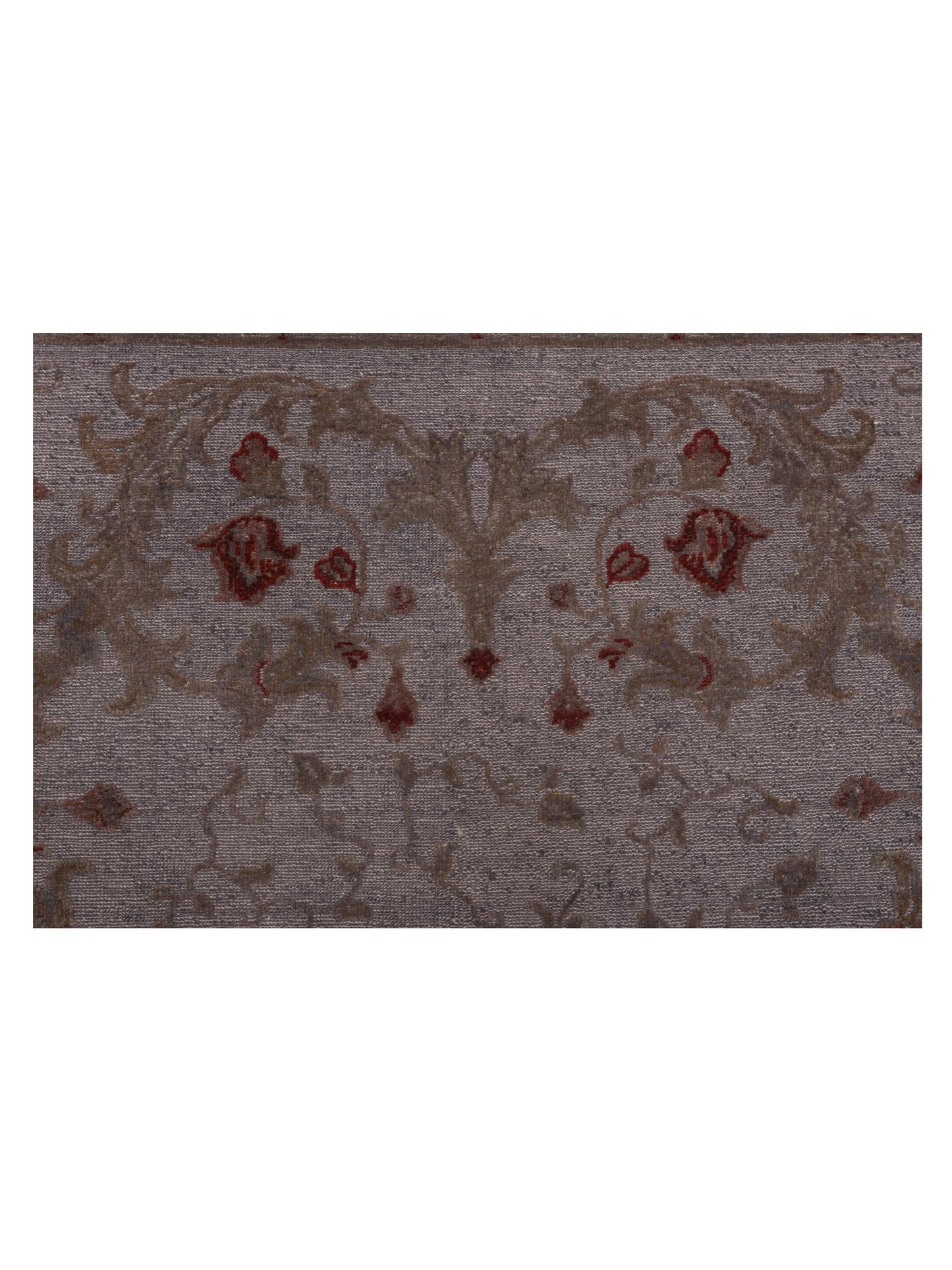 Vintage Gray Gray 5.8x7.10 Hand Knotted Rug