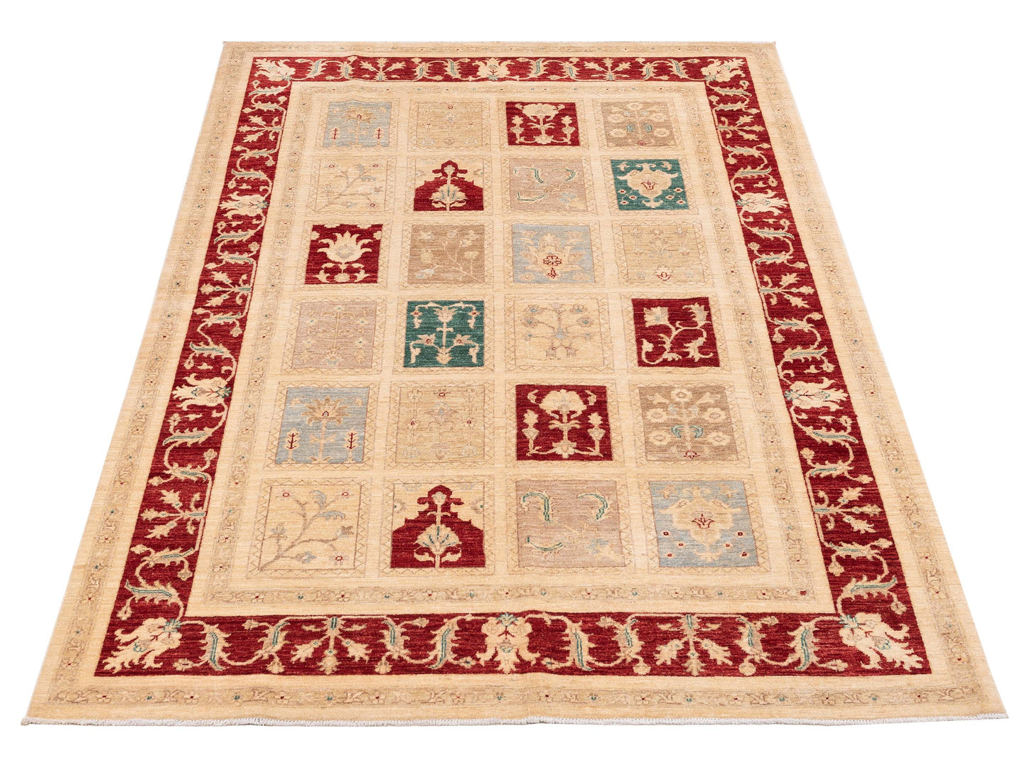 Sabira Multi Multi 6.6x9.7 Hand Knotted Rug