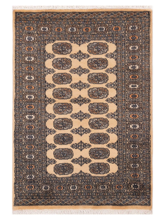 Nomad Bokhara  Beige Beige Traditional
