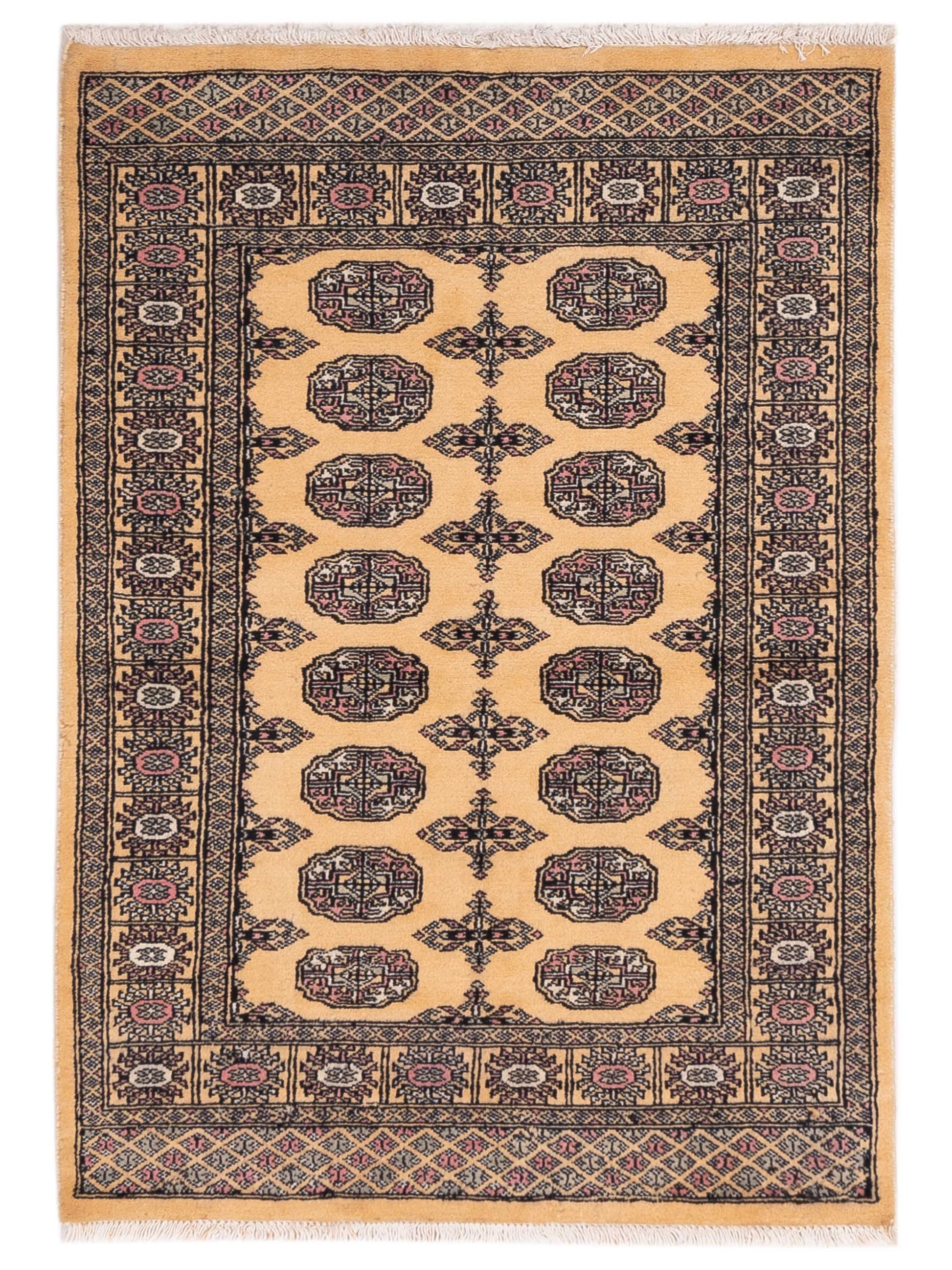 Nomad Bokhara  Beige Gray Traditional