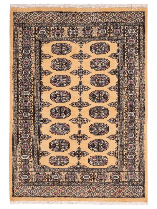 Nomad Bokhara  Beige Gray Traditional