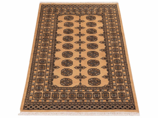 Bokhara Beige Beige 4x5.9 Hand Knotted Rug