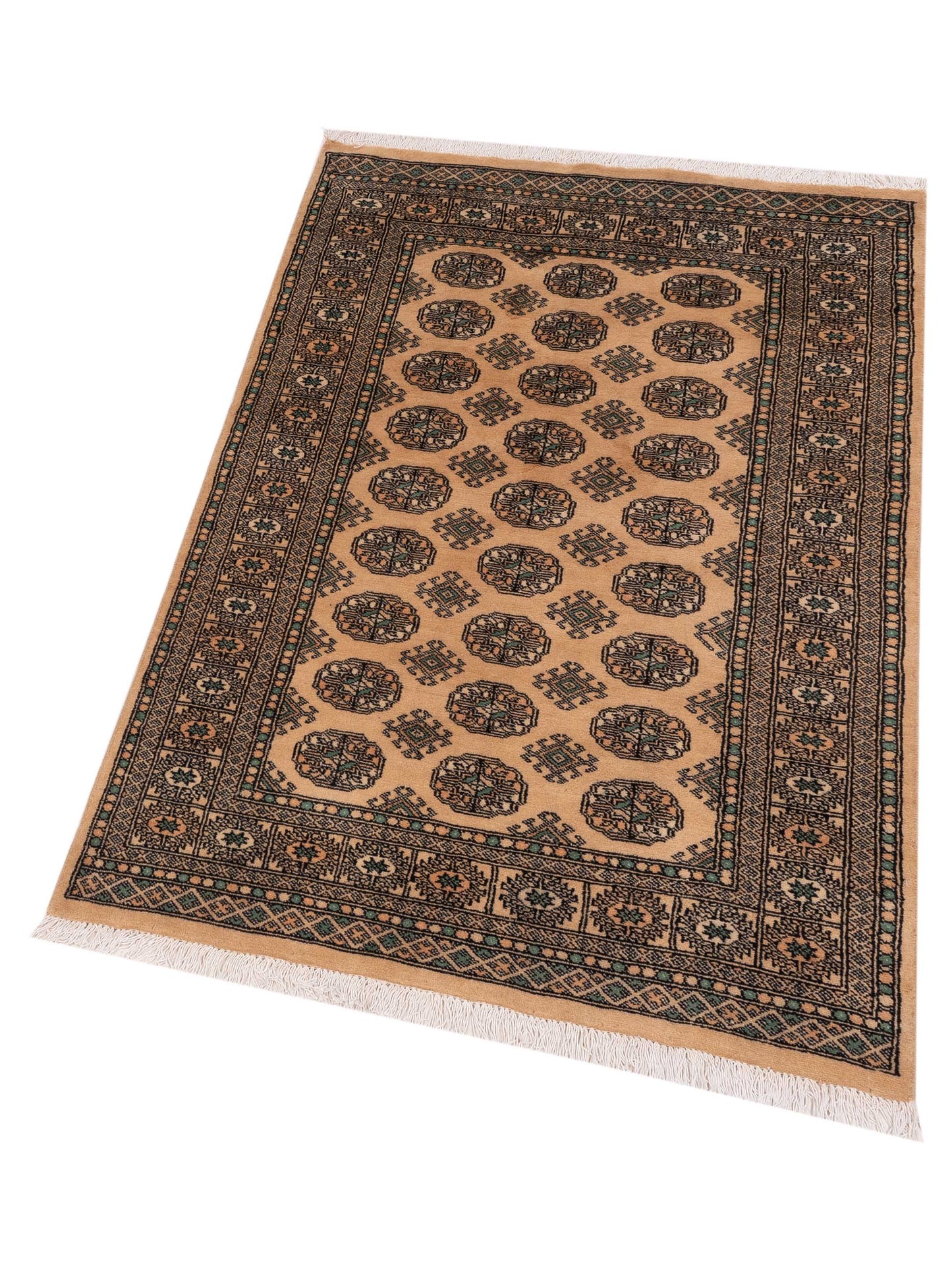 Bokhara Beige Beige 4x6.1 Hand Knotted Rug