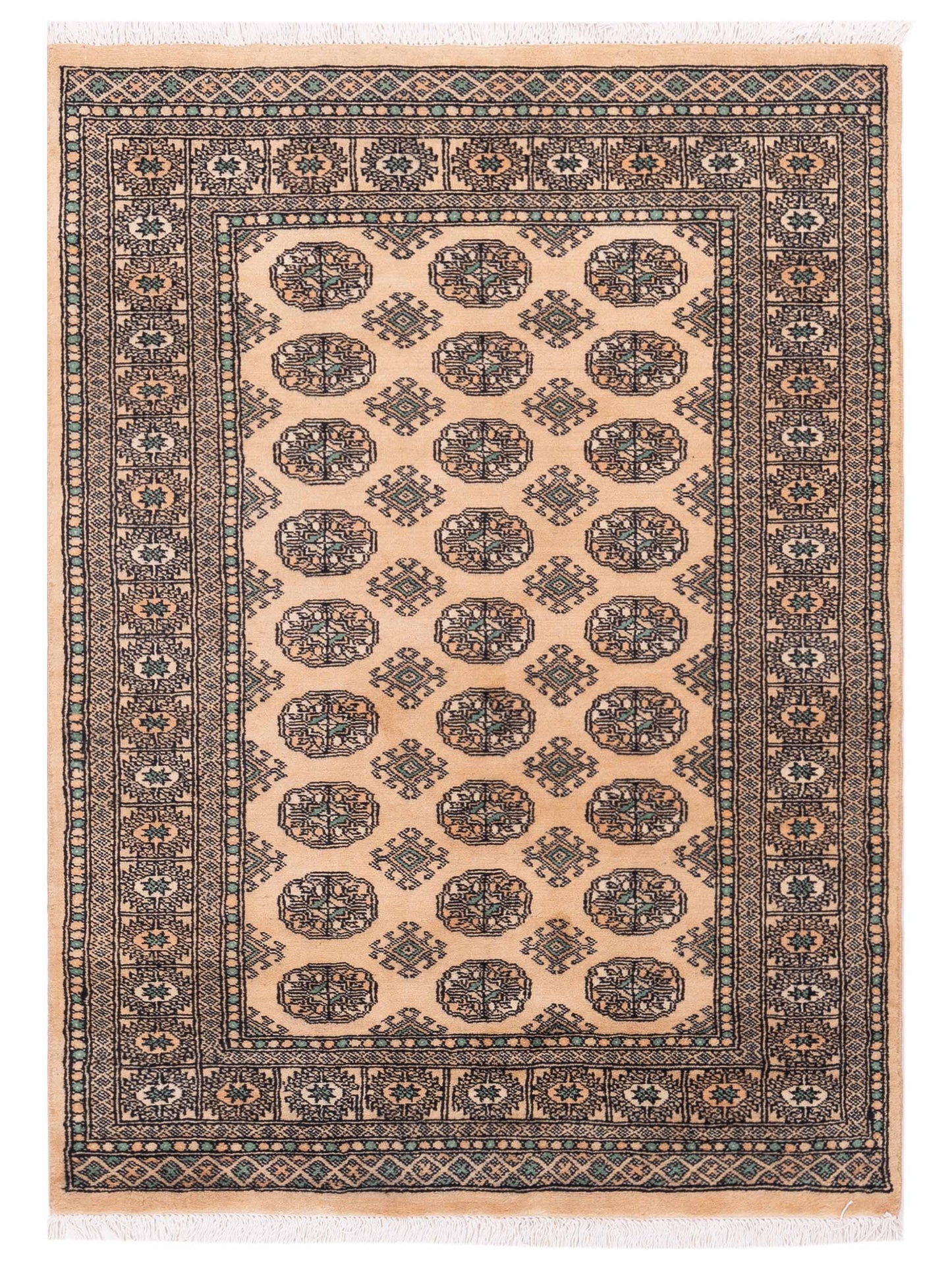 Nomad Bokhara  Beige Beige Traditional