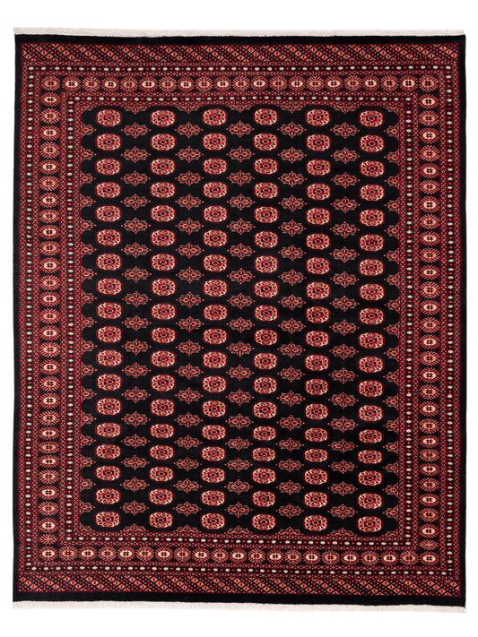 Nomad Bokhara  Black Red Traditional