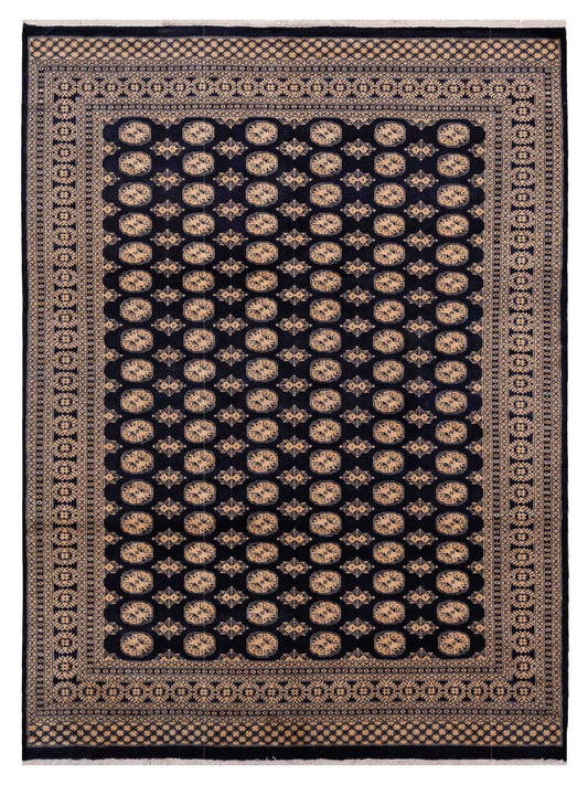 Nomad Bokhara  Black Black Traditional