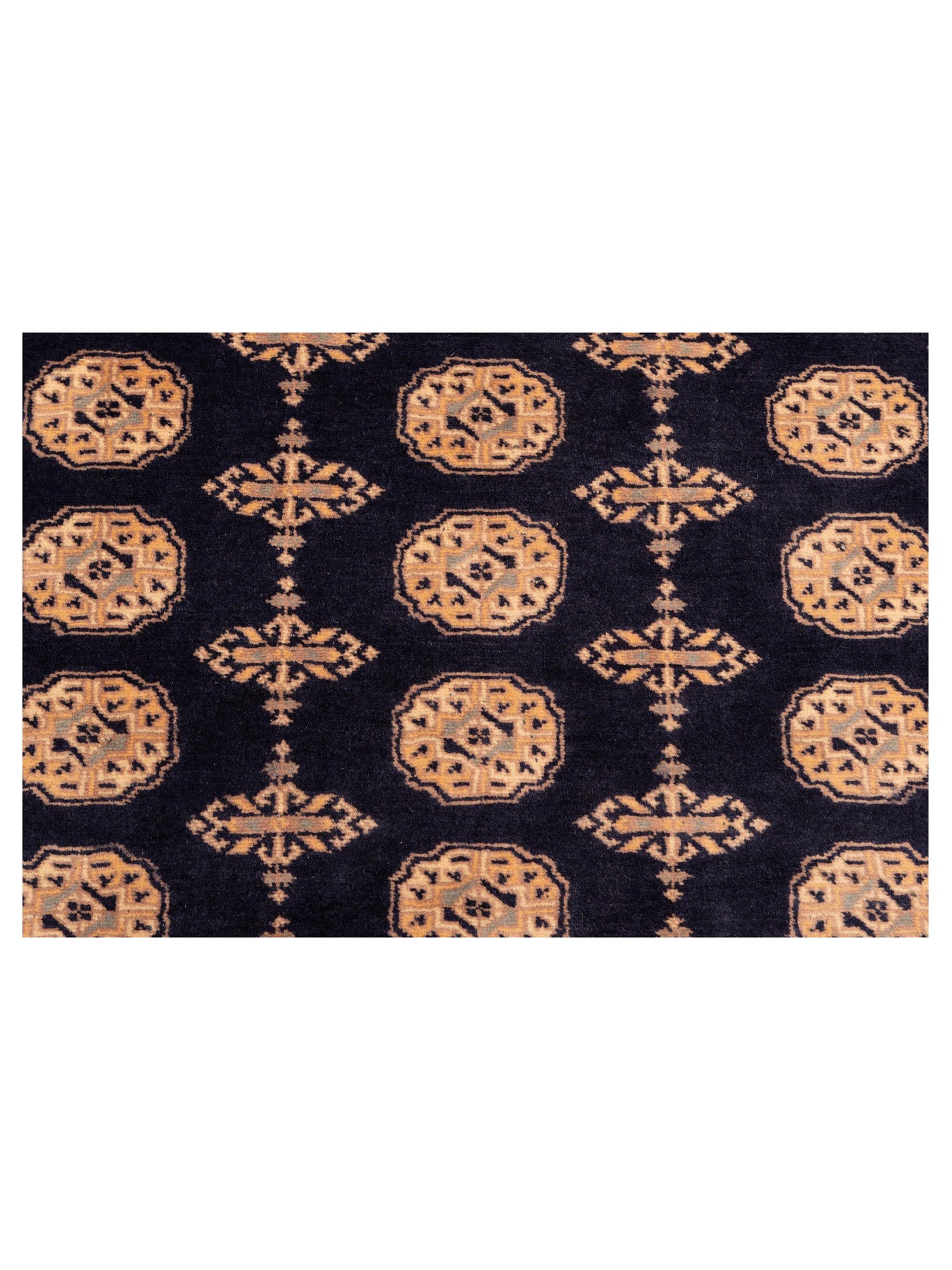 Bokhara Black 9.4x12.3 Hand Knotted Rug