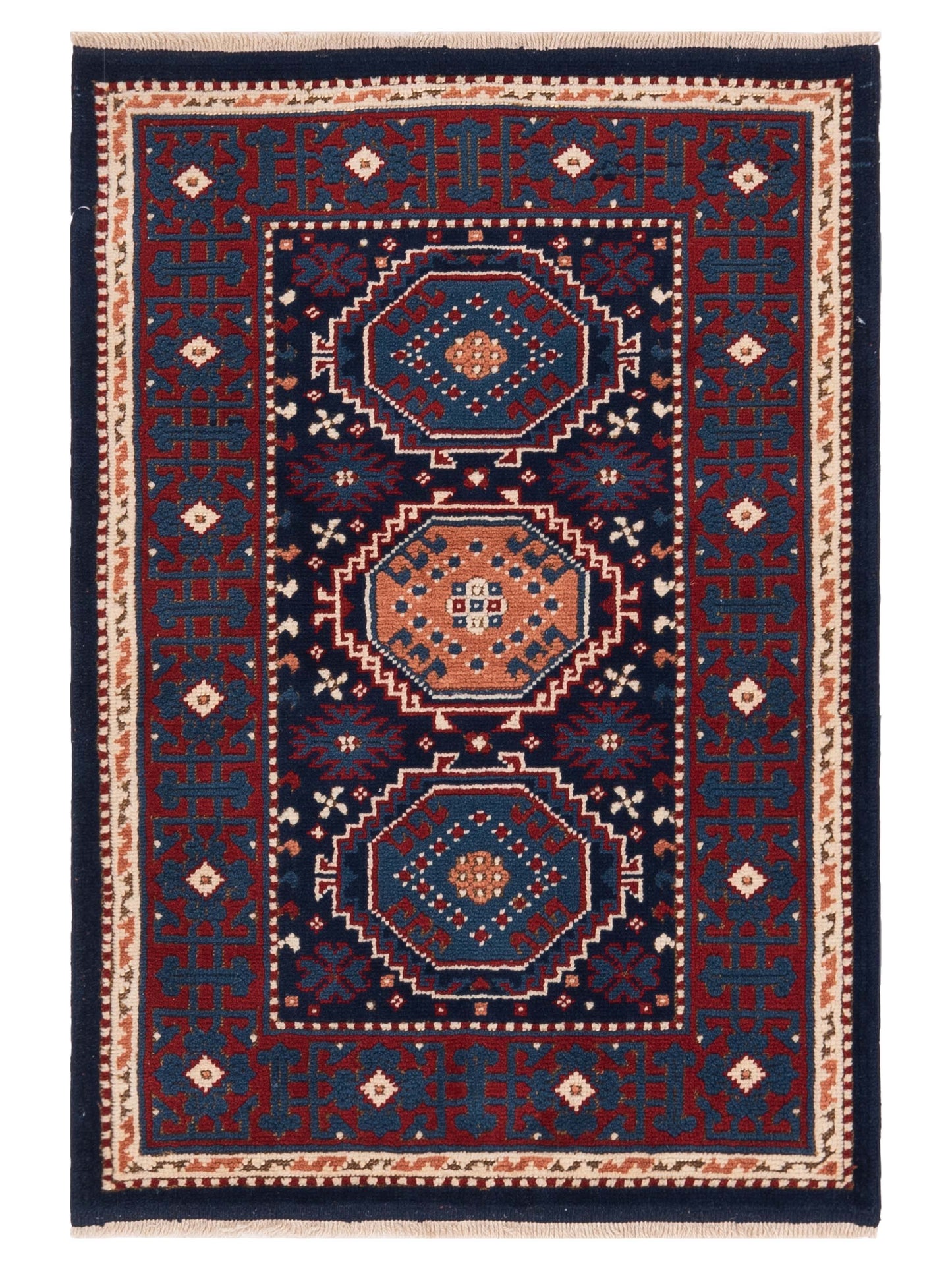 Pasha Turkish Shirwan  Navy Blue Traditional