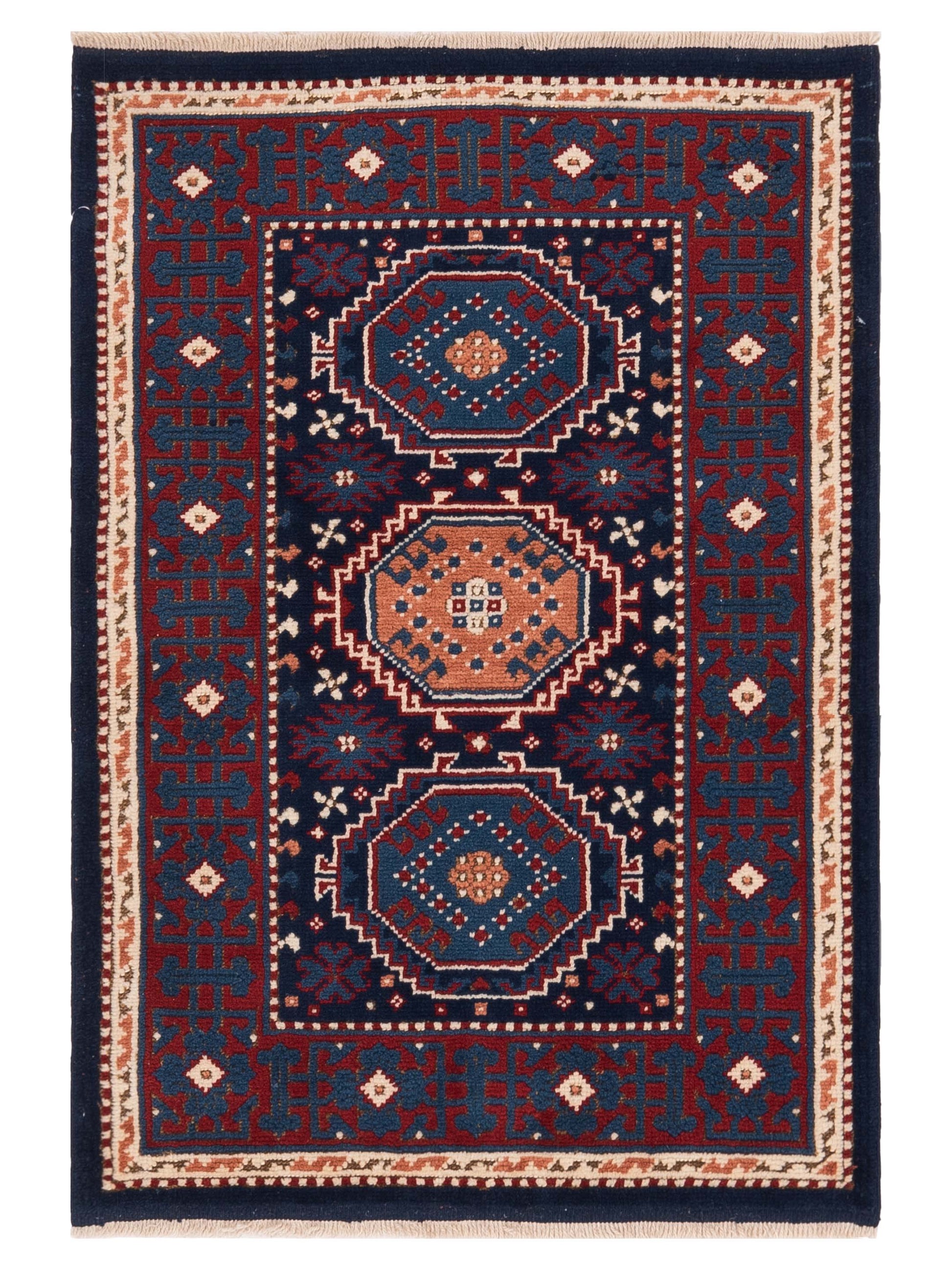 Pasha Turkish Shirwan  Navy Blue Traditional