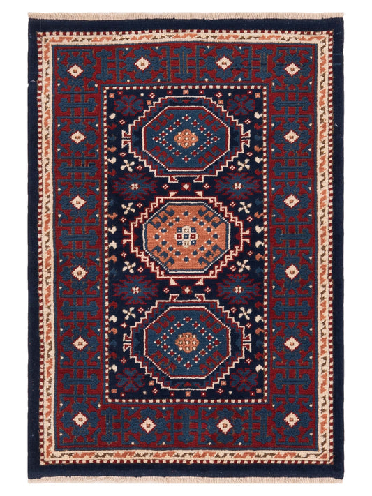 Pasha Turkish Shirwan  Navy Blue Traditional