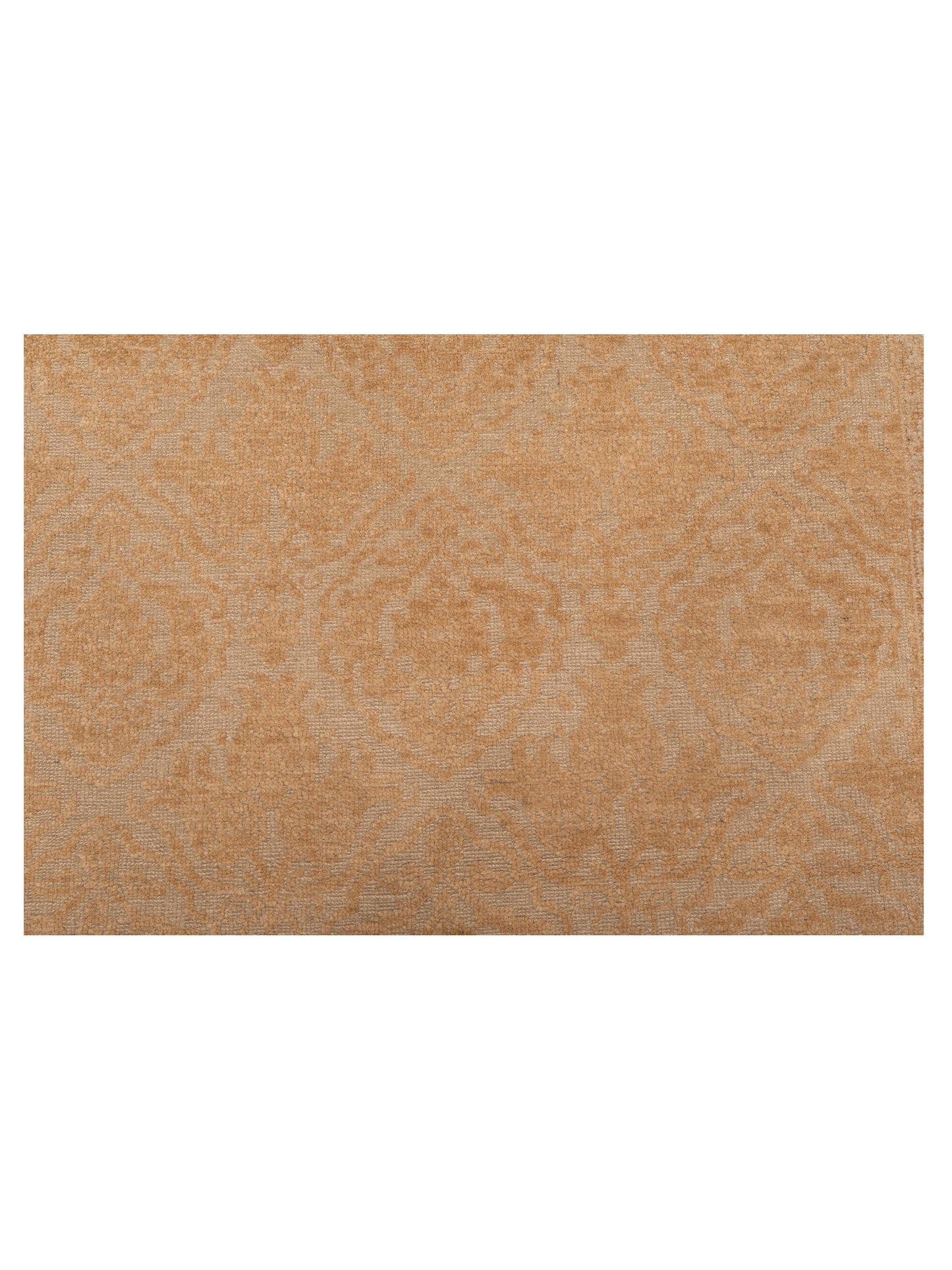 Defnera Ivory Gold 4.2x5.11 Hand Knotted Rug