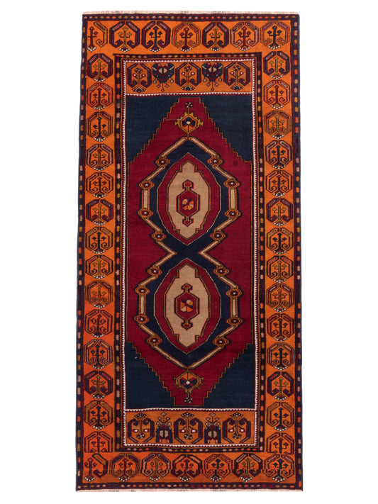 Pasha Old Anatolian  Red Orange Traditional