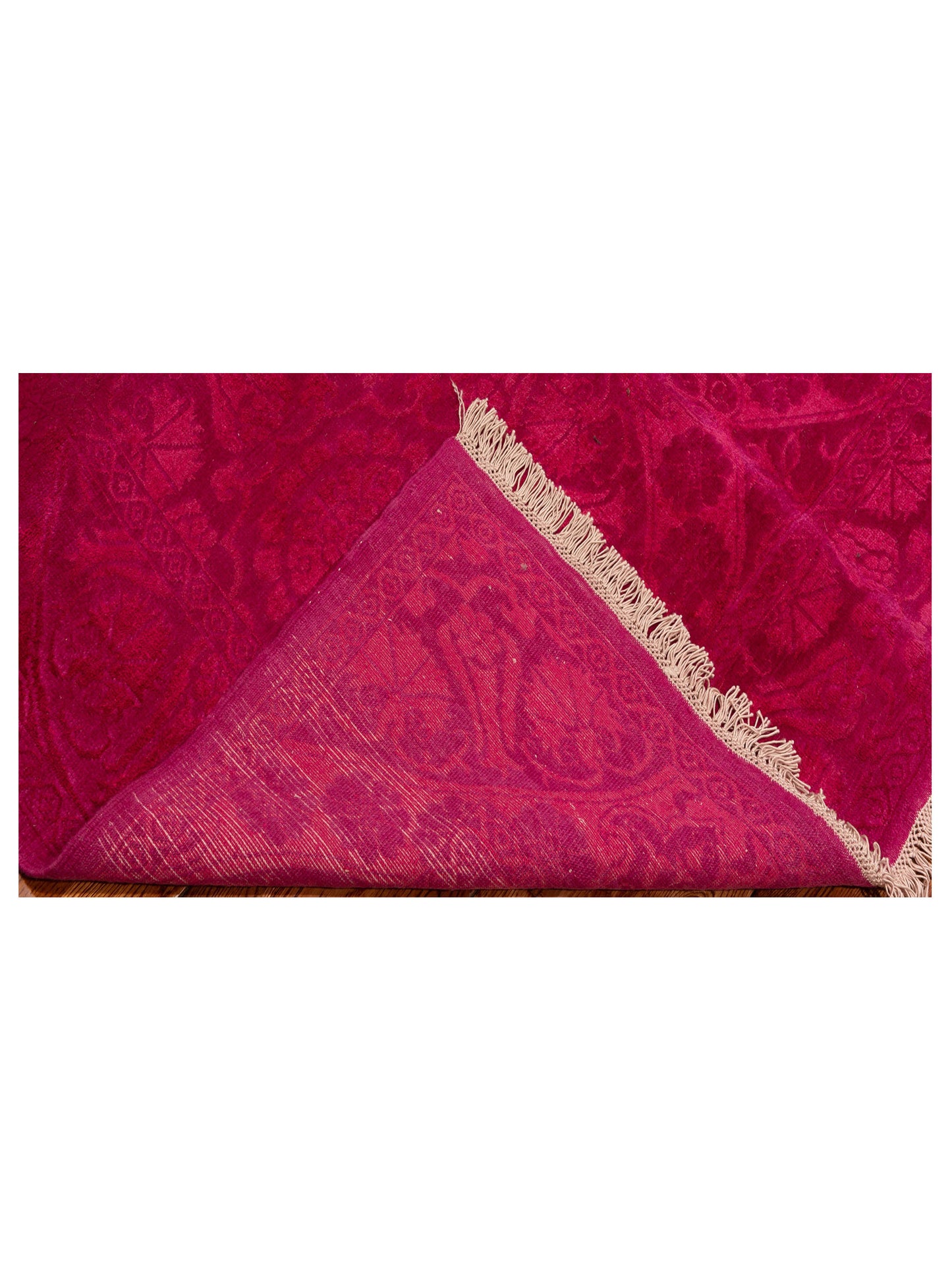 Rechromia Pink Pink 5.7x7.8 Hand Knotted Rug