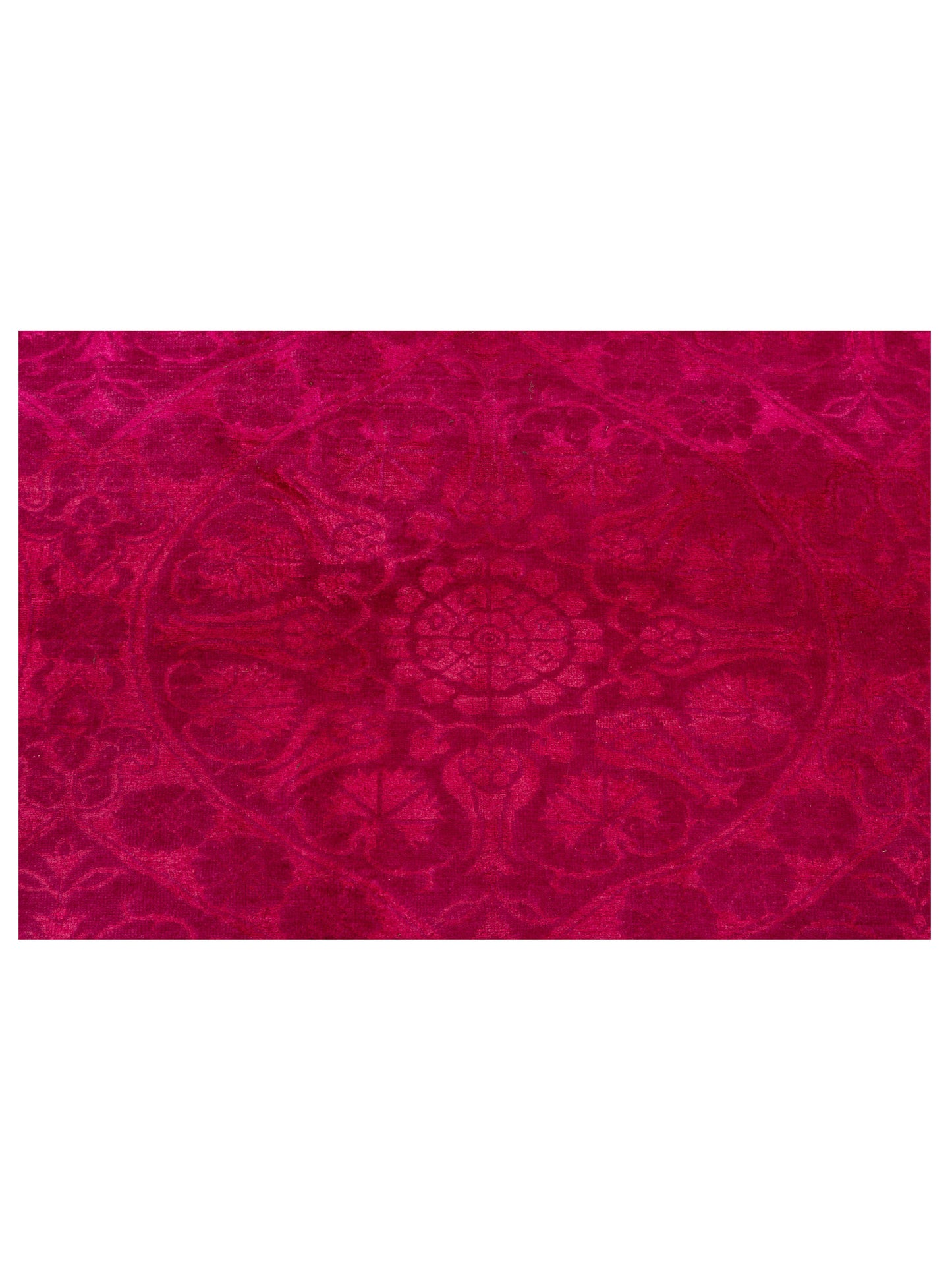 Rechromia Pink Pink 5.7x7.8 Hand Knotted Rug