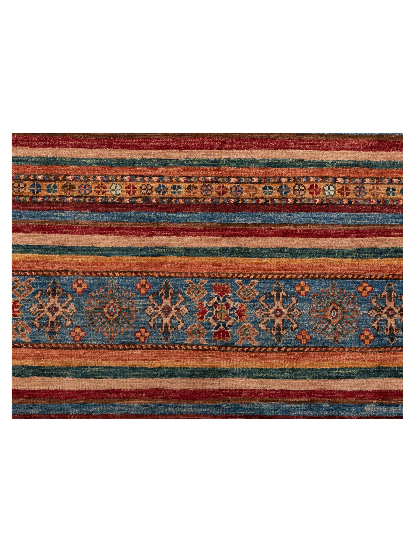 Khoraya Multi Multi 3.5x5.3 Hand Knotted Rug