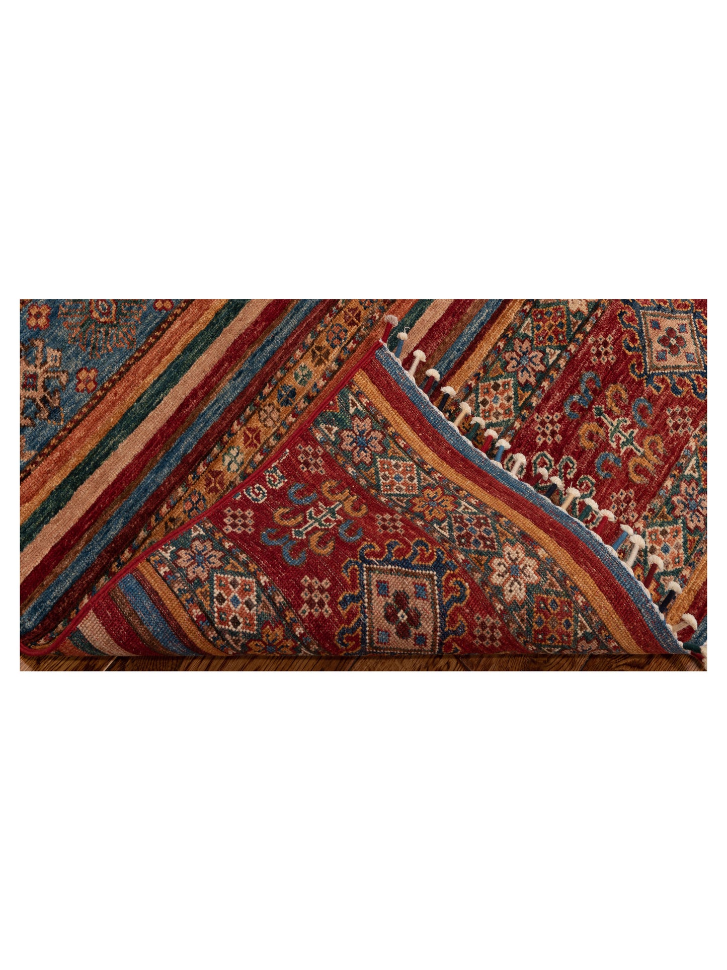 Khoraya Multi Multi 3.5x5.3 Hand Knotted Rug