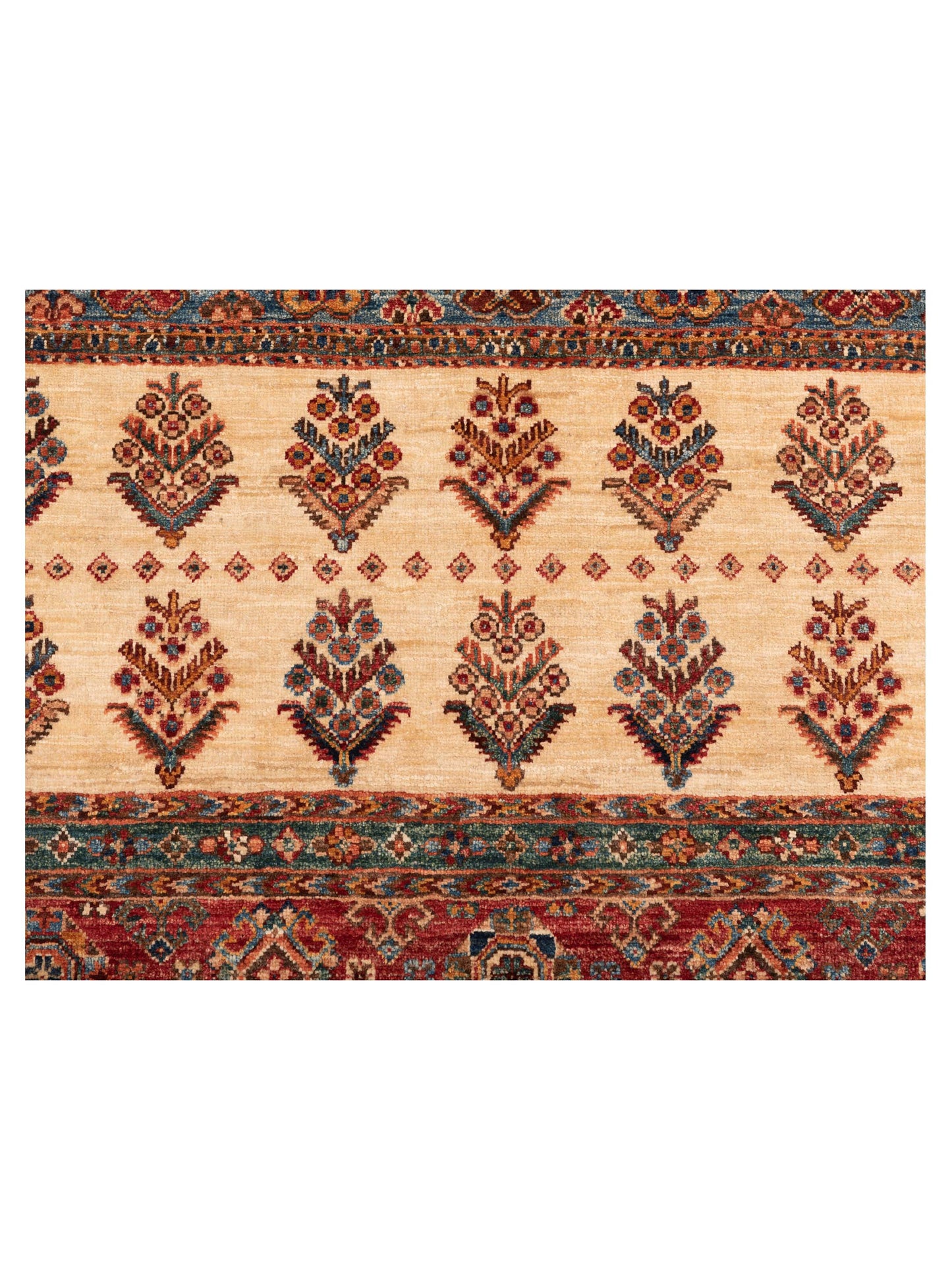 Khoraya Multi Multi 3.1x4.11 Hand Knotted Rug
