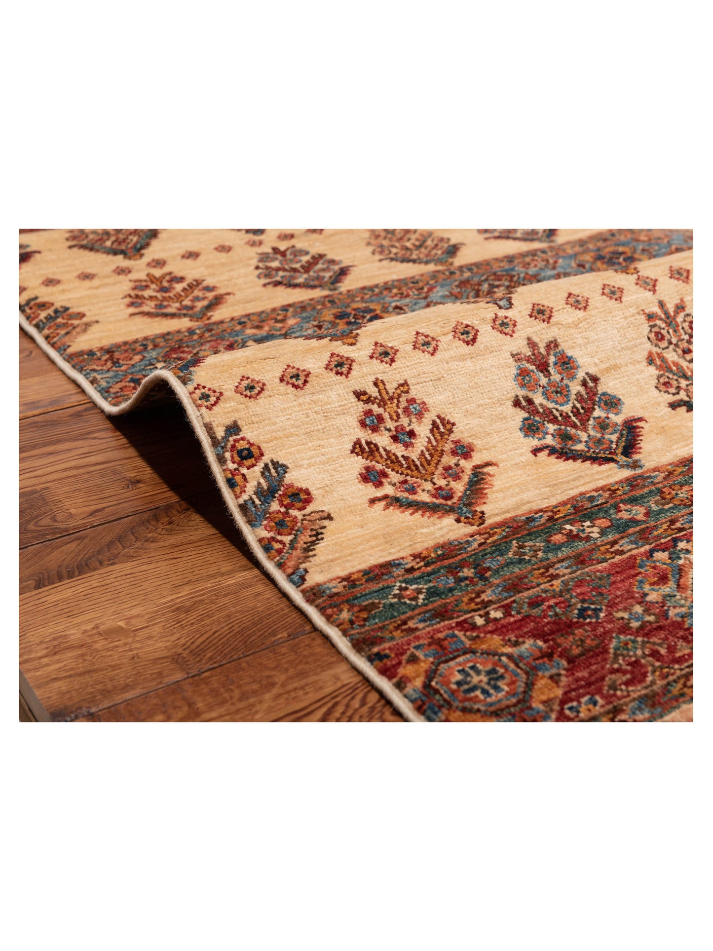 Khoraya Multi Multi 3.1x4.11 Hand Knotted Rug