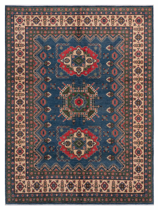 Nomad Kazak  Blue Ivory Traditional