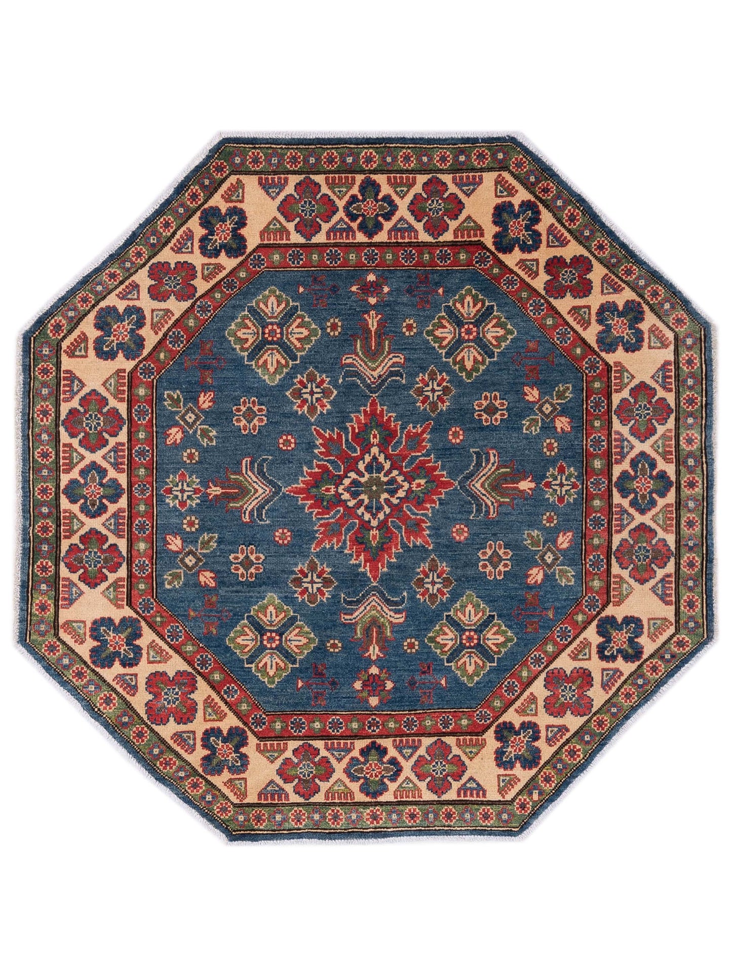 Nomad Kazak  Blue Ivory Traditional