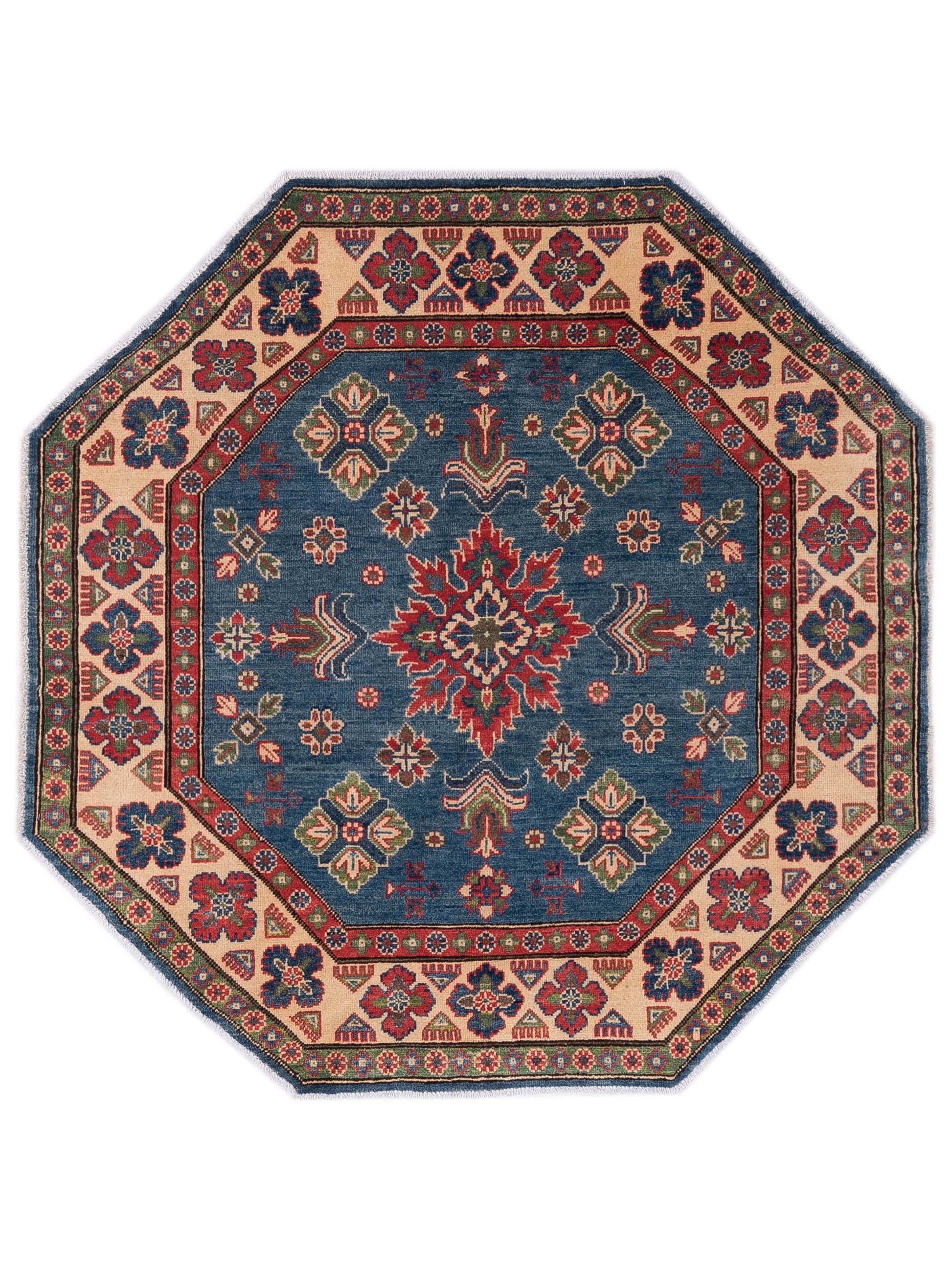 Nomad Kazak  Blue Ivory Traditional