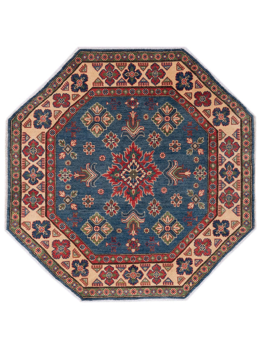 Nomad Kazak  Blue Ivory Traditional