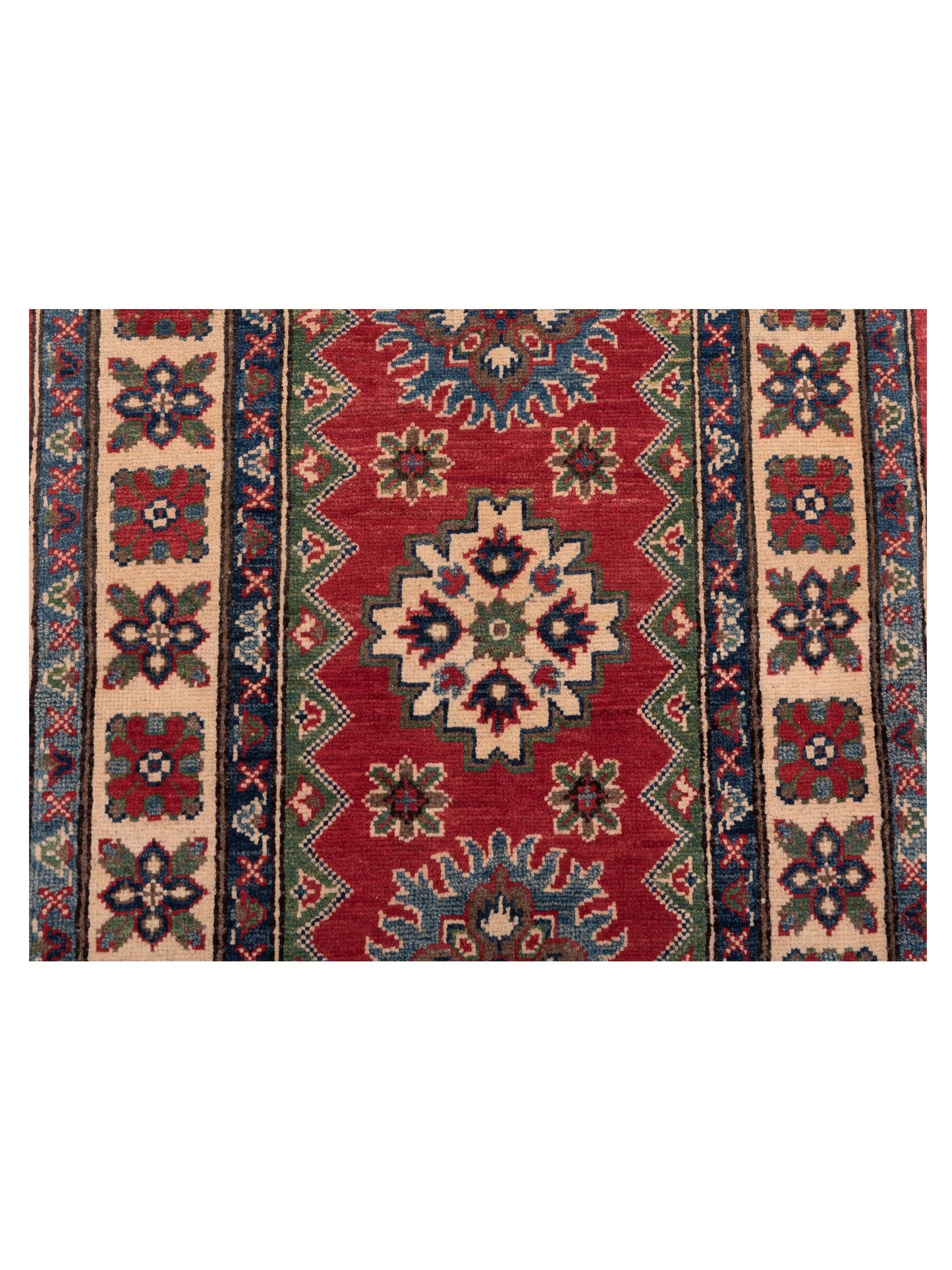 Kazura Red Ivory 2.7x3.9 Hand Knotted Rug
