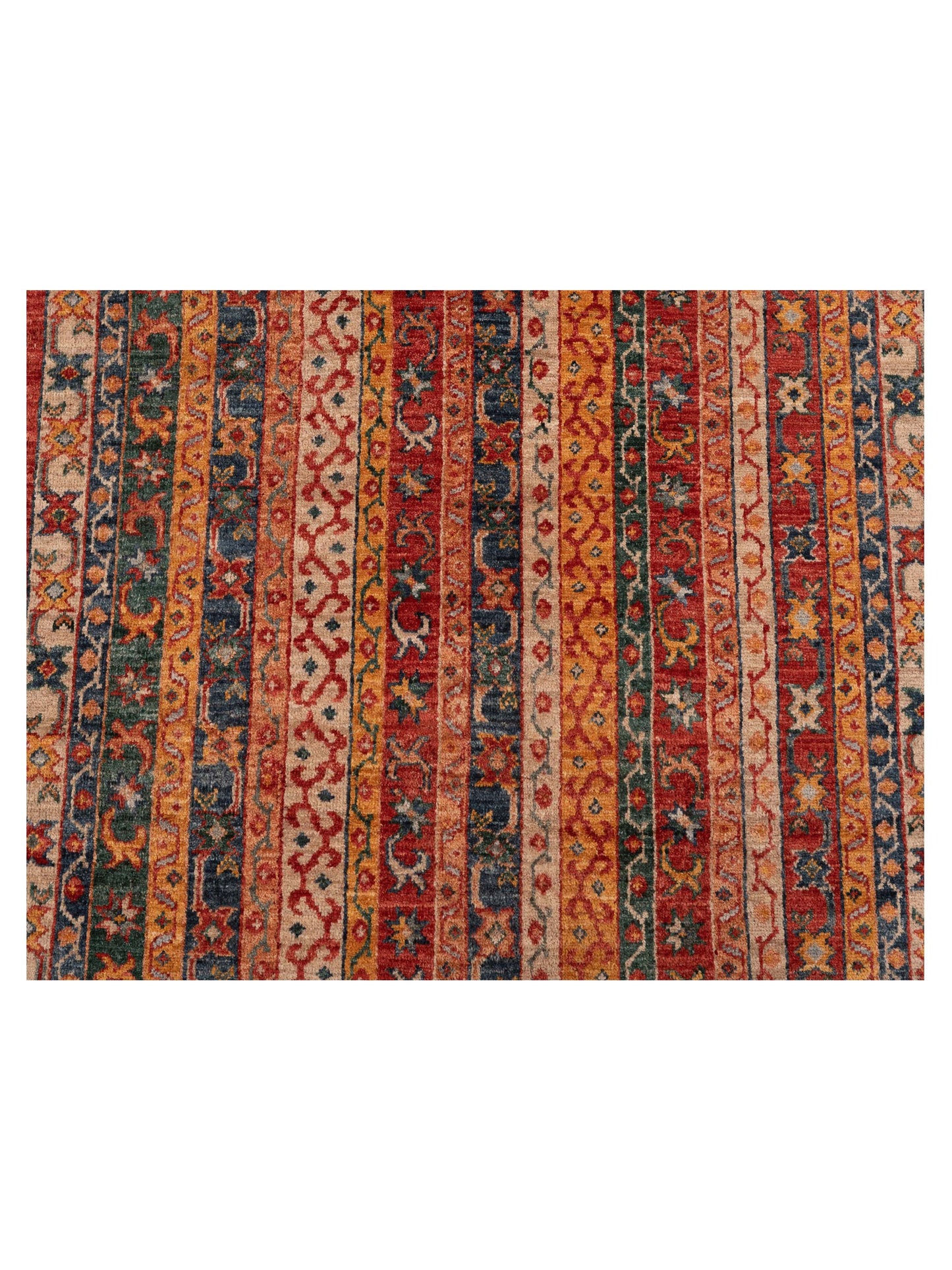 Shalanta Multi Multi 4.1x5.11 Hand Knotted Rug