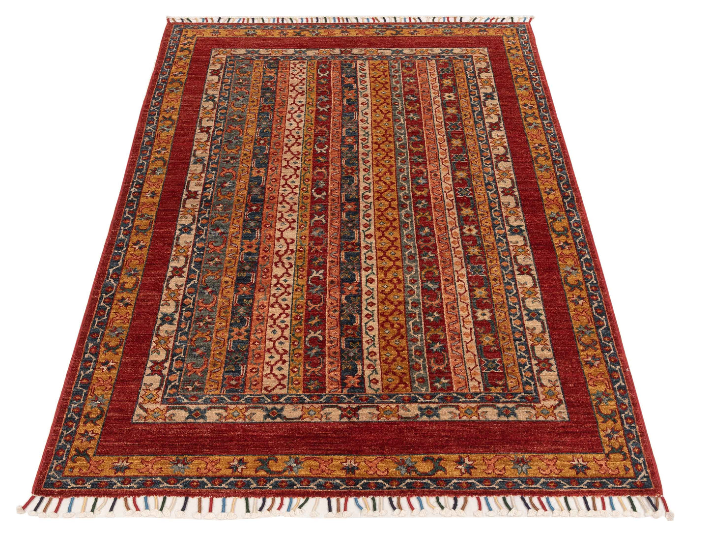 Shalanta Multi 4.1x5.10 Hand Knotted Rug