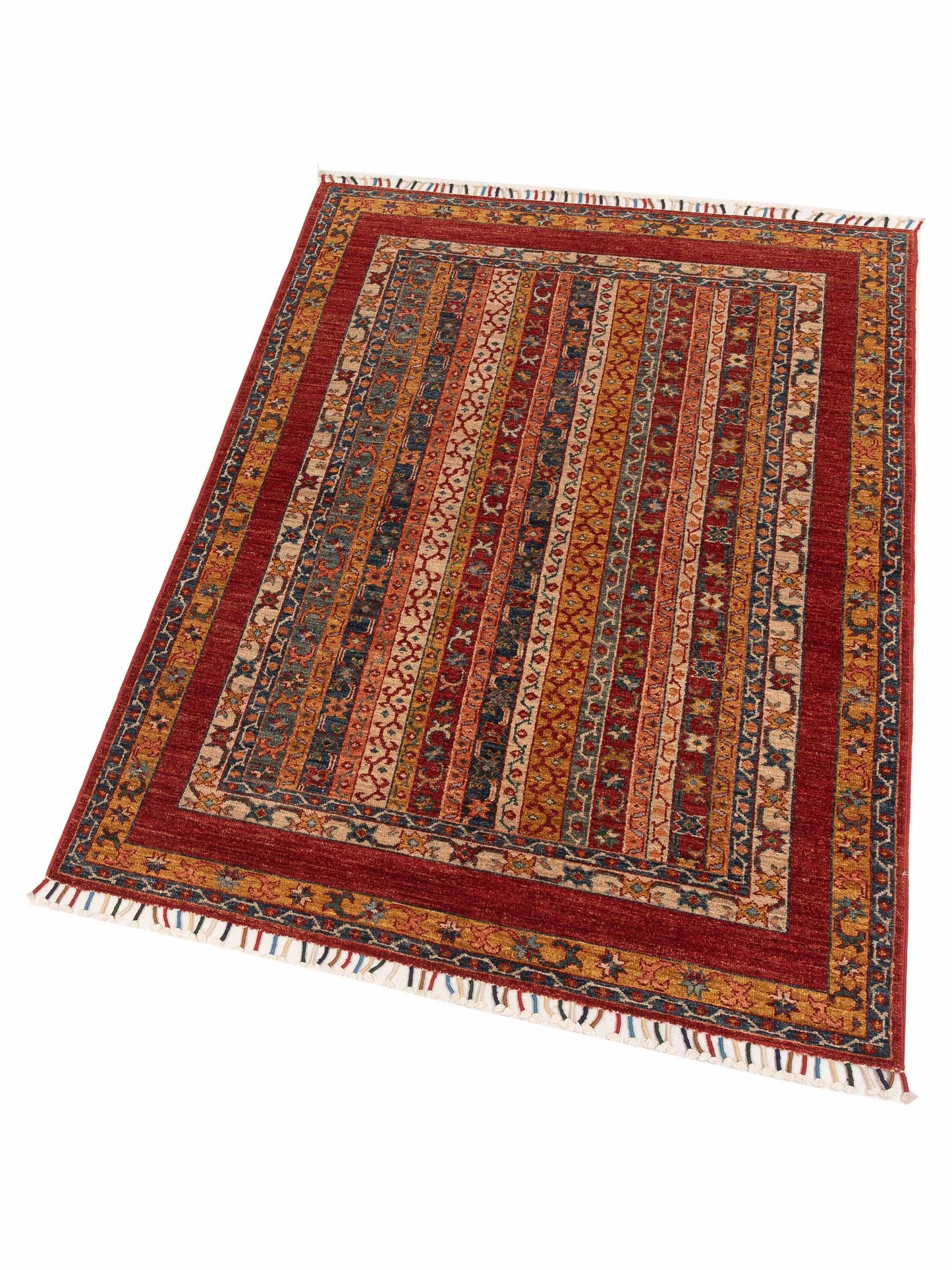 Shalanta Multi 4.1x5.10 Hand Knotted Rug