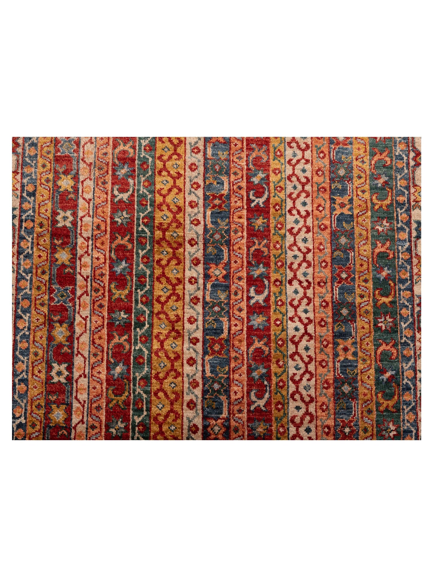 Shalanta Multi Multi 4.1x5.10 Hand Knotted Rug