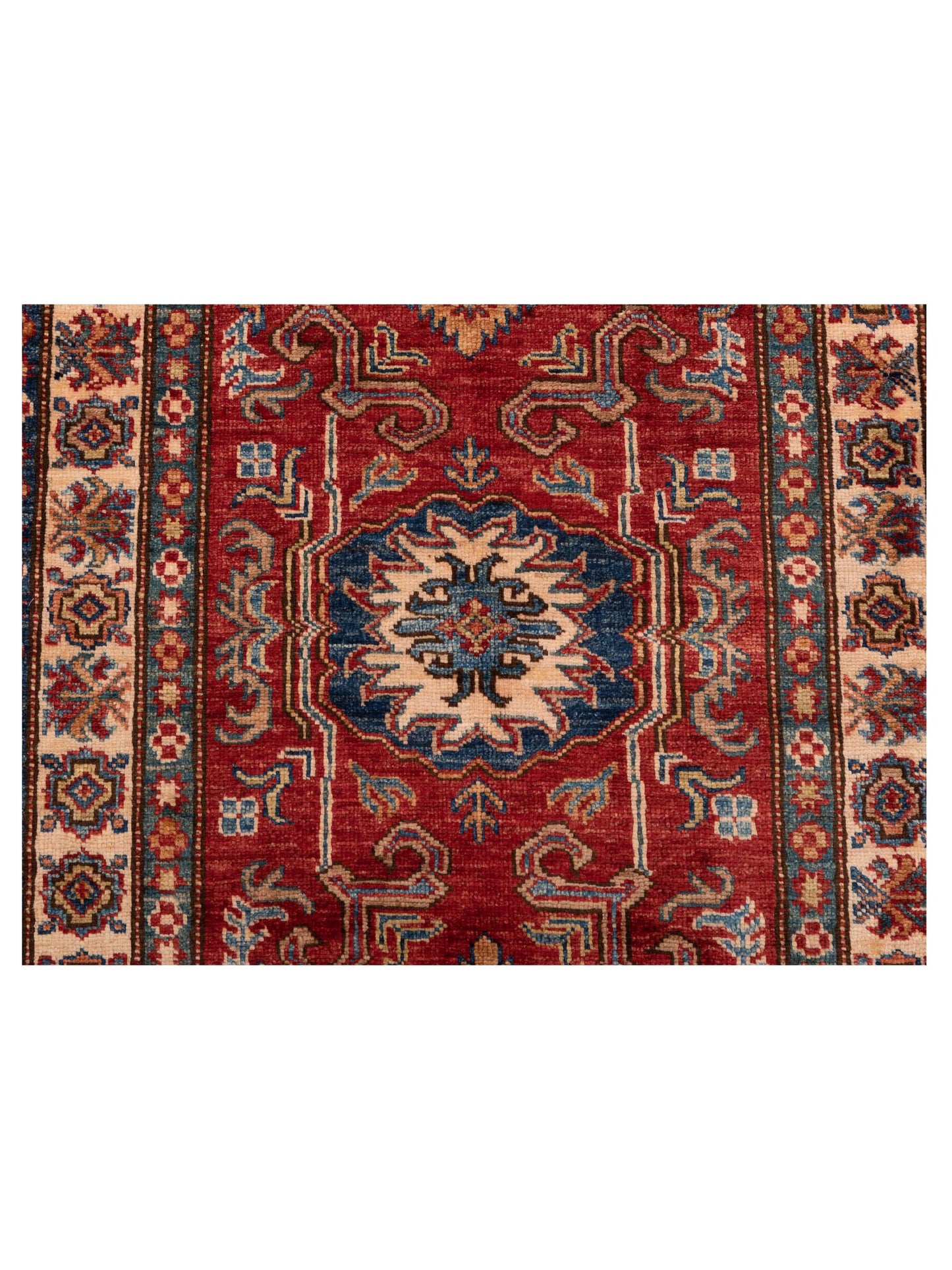 Zamira Red Ivory 2.9x3.11 Hand Knotted Rug