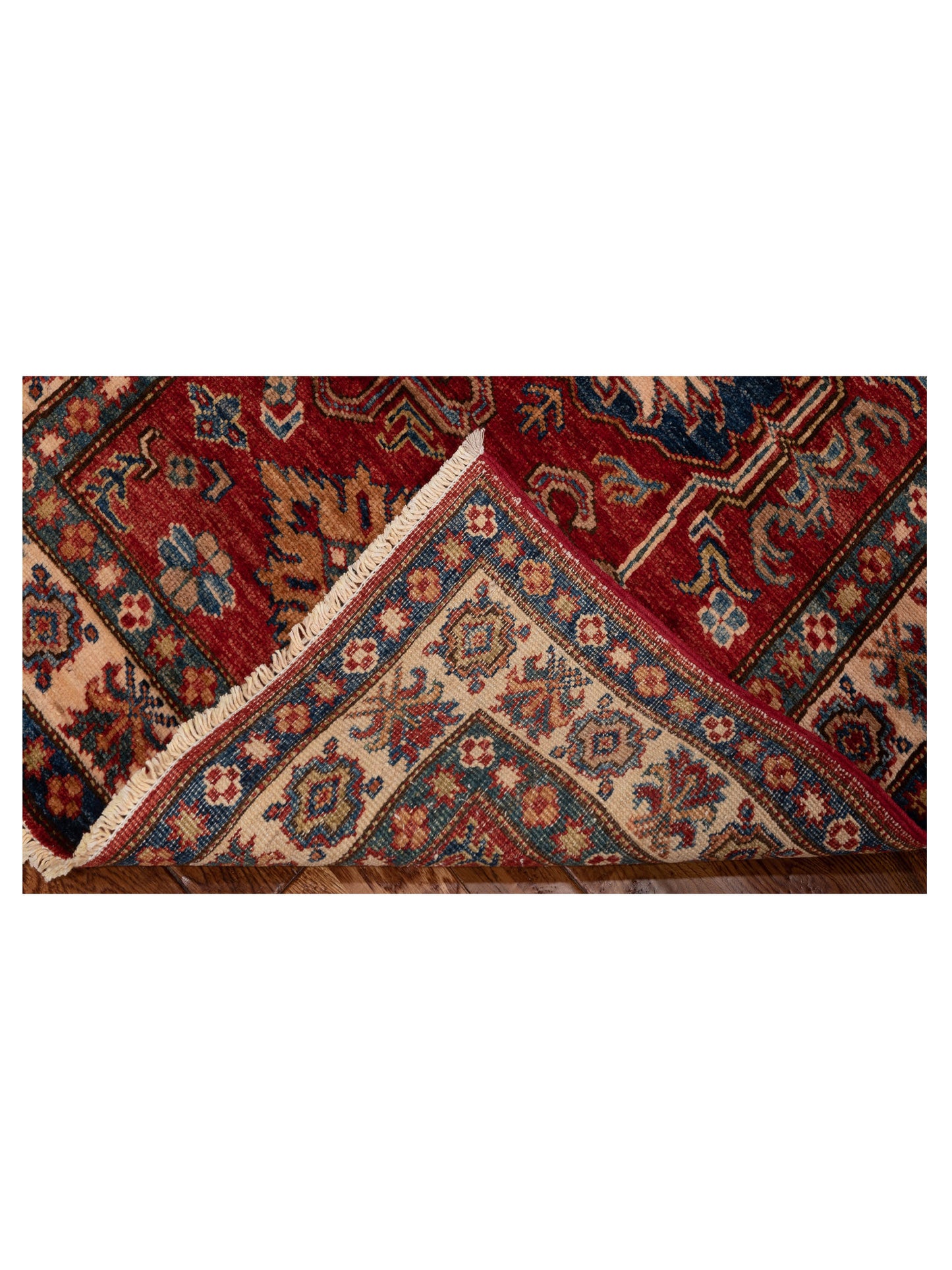 Zamira Red Ivory 2.9x3.11 Hand Knotted Rug