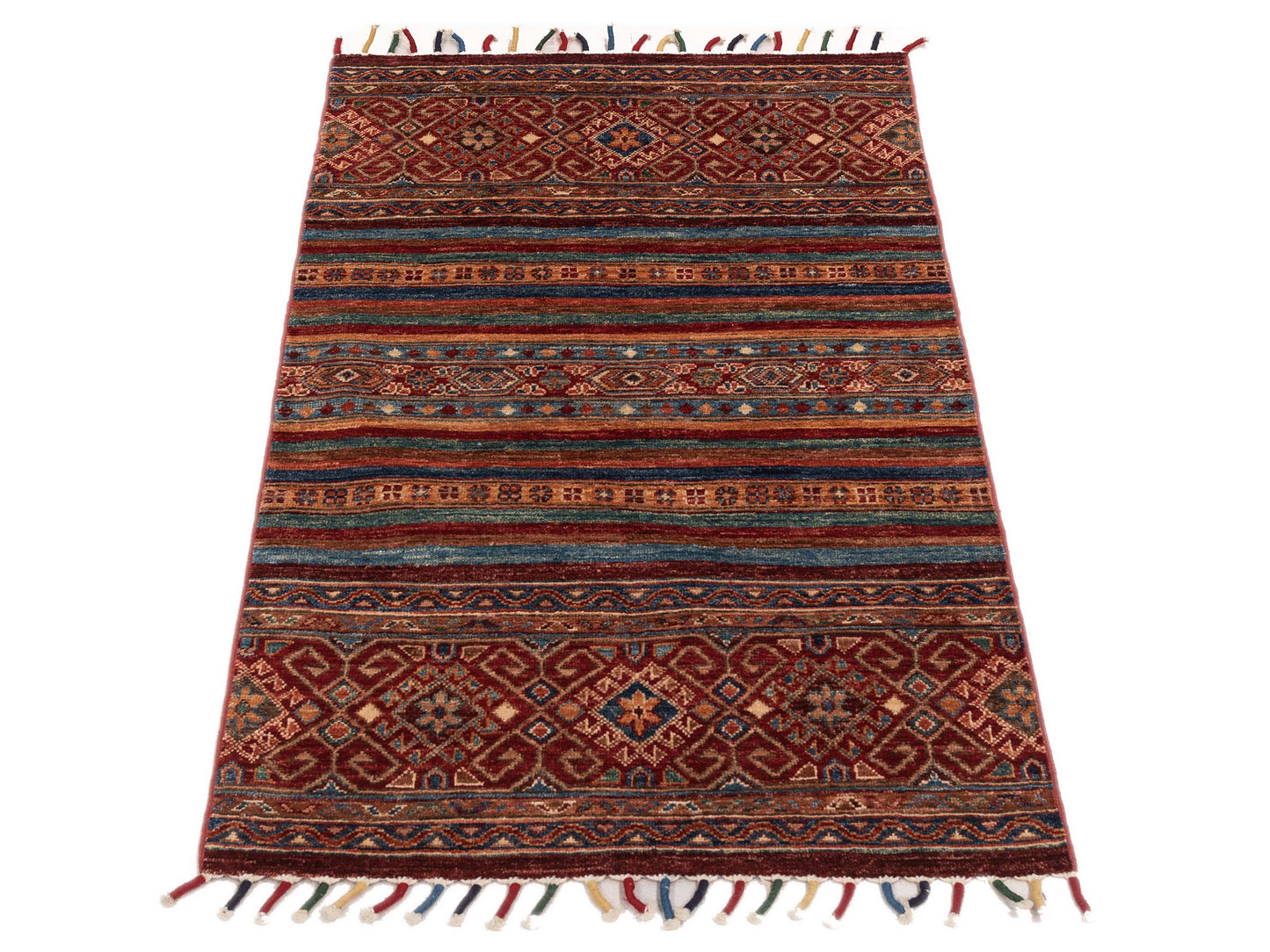 Khoraya Multi Multi 2.8x4.2 Hand Knotted Rug